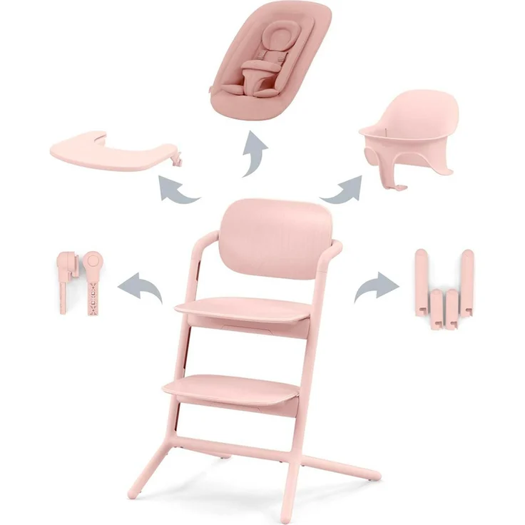 Cybex Lemo 4in1 Hochstuhl Set Pearl Pink – Bild 2