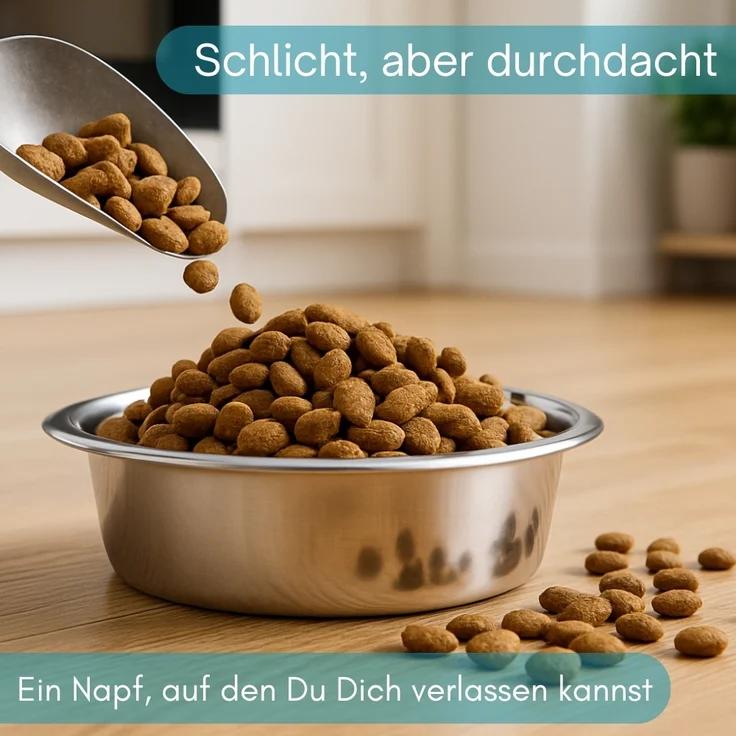 Standard Edelstahl Napf 29 cm 4200 ml Futternapf Wassernapf Hunde Katzen Hundenapf Katzennapf Freßnapf Ersatznapf Rostfrei – Bild 4