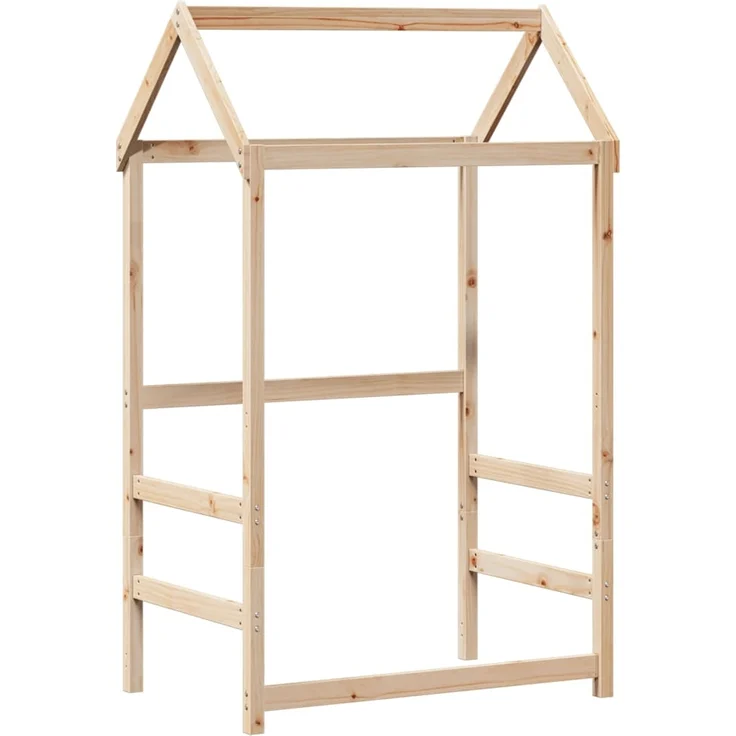 vidaXL Tagesbett mit Dach 80x200 cm Massivholz Kiefer 3282326 – Bild 5