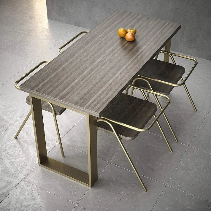 sossai® Tischgestell XXL Stahl Tischkufen 50-70cm x 72cm in Gold (2-St), Rahmen: 100mm Breit – Bild 2