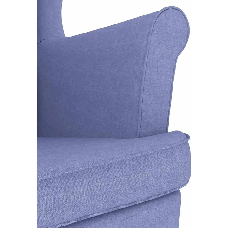 vidaXL Schaukelsessel Jeansblau 74x90x102 cm Stoff 4016930 – Bild 6