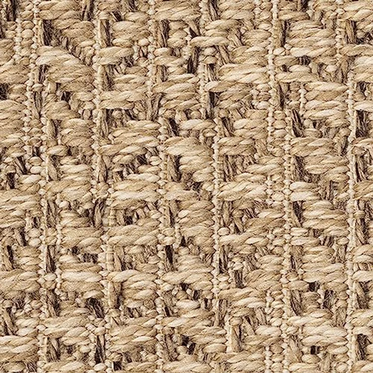 Carpetia Outdoorteppich In- & Outdoorteppich Jute-Look, rechteckig, Höhe: 5 mm, robuste Struktur wetterfest & pflegeleicht – Bild 2
