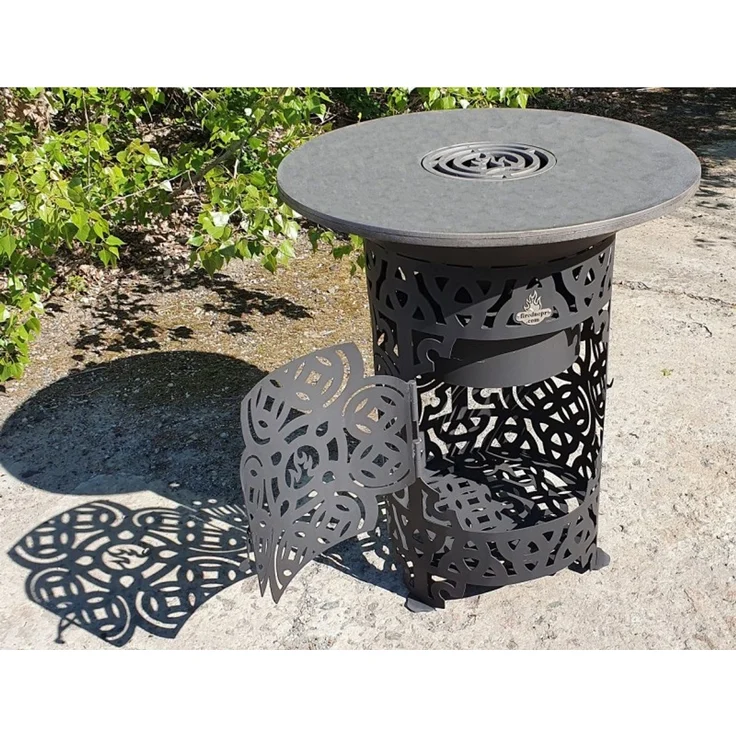 Grill Feuerplatte Olympic für Garten und Terrasse – Bild 2