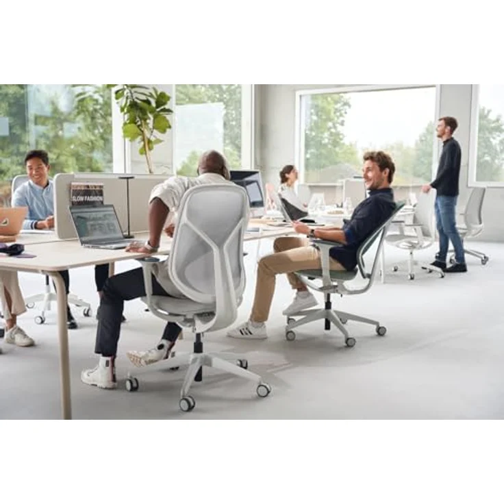 Sedus se:kit pro ergonomischer Bürostuhl mit Membranbespannung, Lordose, 3D Armlehnen, Sitz mit Tiefenverstellung, Höhenverstellbar 40-53cm, bis 150kg belastbar, Made in Germany – Bild 6