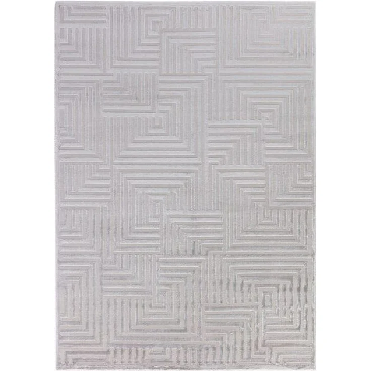 Carpettex Designteppich Geometrisch Design, Rechteckig, Höhe: 12 mm, Teppich Wohnzimmer Boho Design Skandinavische Stil Natur Optik – Bild 4