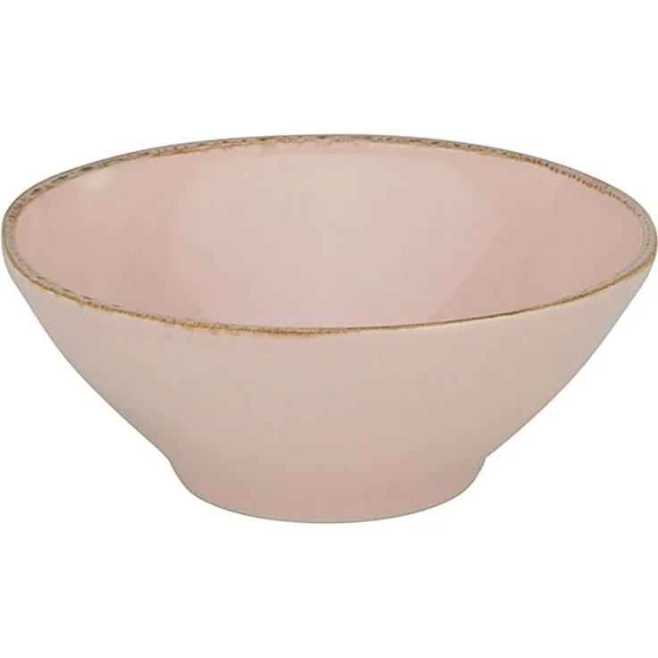 CreaTable 22120 PINK LADY Müslischale 15,5 cm, rosé / Steingut / Mehrzweckschale / Schale