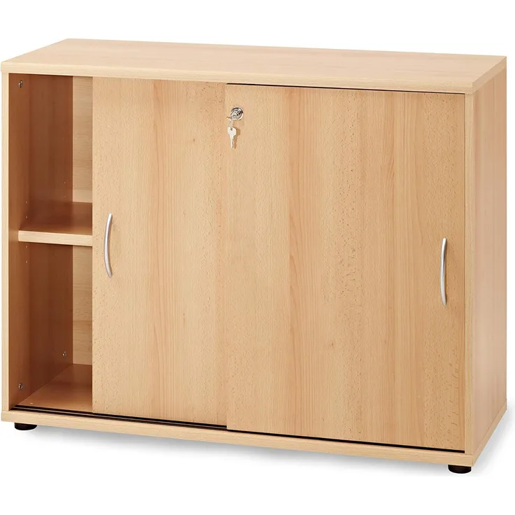 Möbelpartner Manni Aktenschrank, samerbergbuche, ca. 100,0 x 39,5 x 77,4 cm