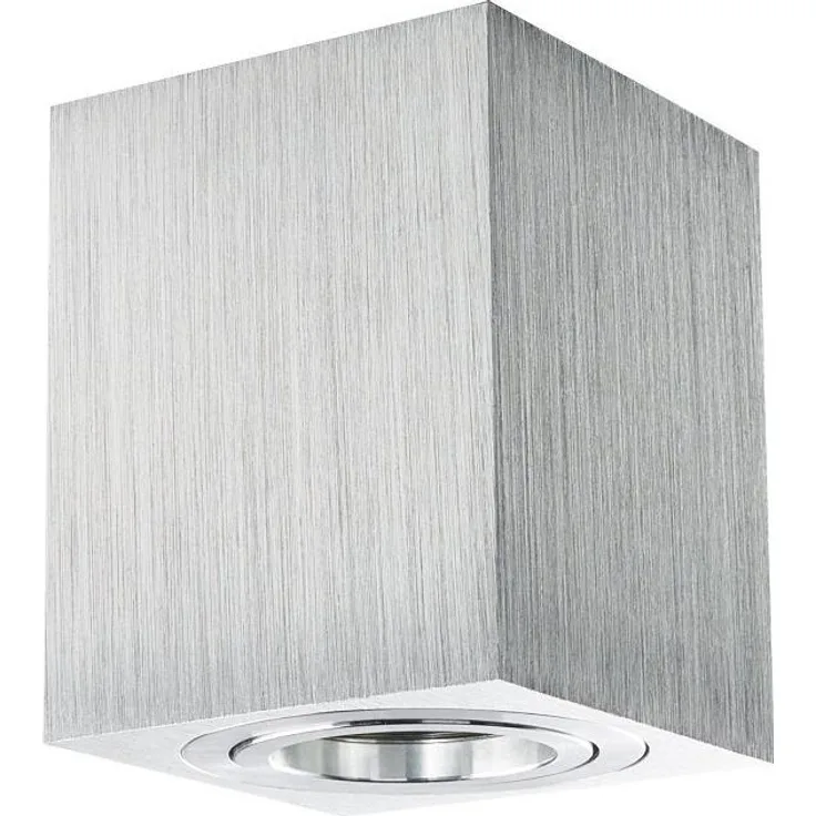 Heitronic Nr. 500736-HE Aufbauleuchte ADL8001 Eckig schwenkbar aluminium GU10
