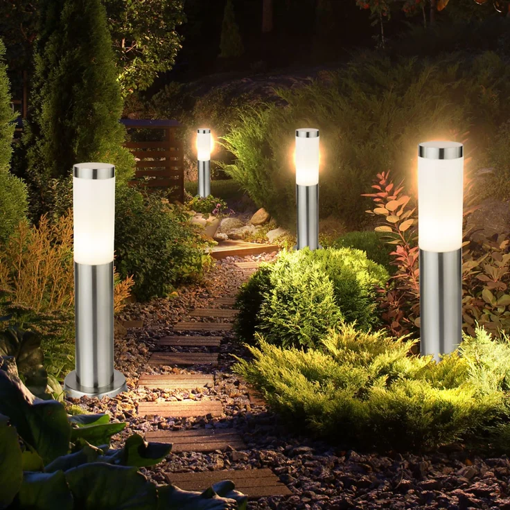 Vier elegante LED Stehleuchtung für den Außenbereich – Bild 8