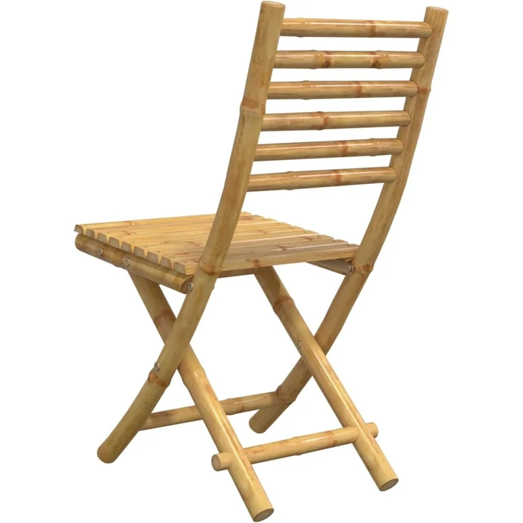 vidaXL Gartenstühle 8 Stk. Klappbar 43x54x88 cm Bambus 3278519 – Bild 6