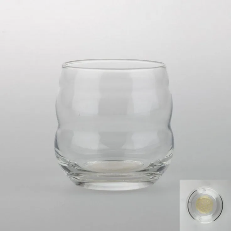 Trinkglas Mythos Gold - Blume des Lebens 0,25l - bleifreies Glas