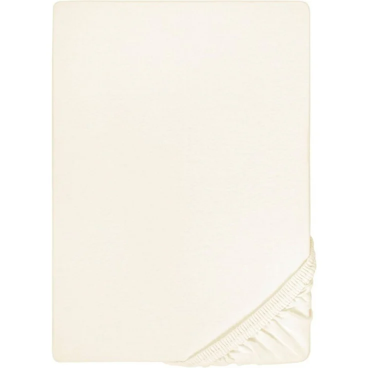 biberna Jersey-Elastic-Topper-Spannbetttuch 0077641, perlmutt, 1x 180x200 cm - 200x220 cm – Bild 5