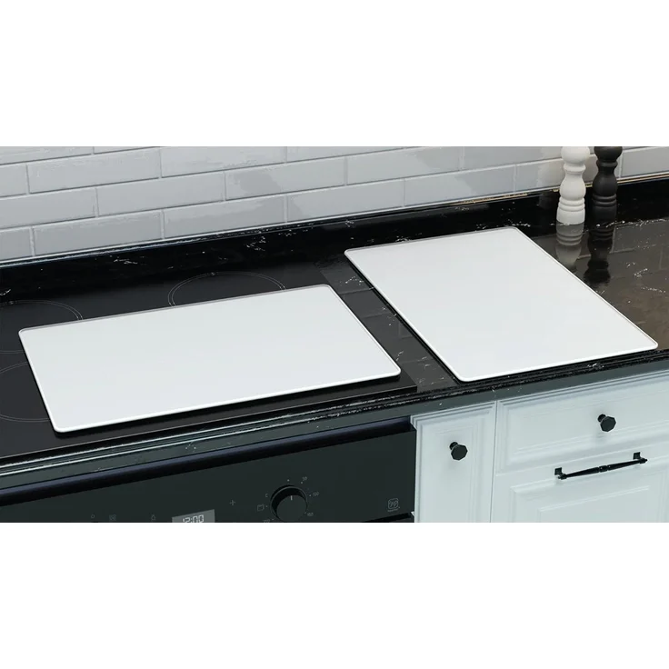 ALLboards Schneidebrett Glas Herdabdeckplatte Schneidebrett 2er Set Multi-Platte – Bild 7