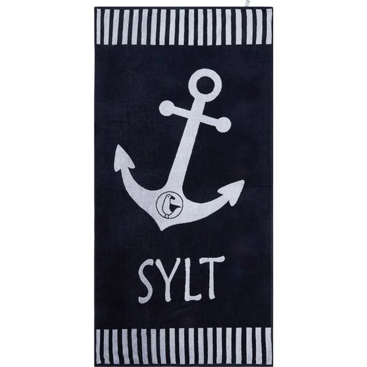 Schietwetter Strandtuch Unisex Kinder Strandhandtuch "Sylt" 180x88cm, Stoff, schnelltrocknend – Bild 4