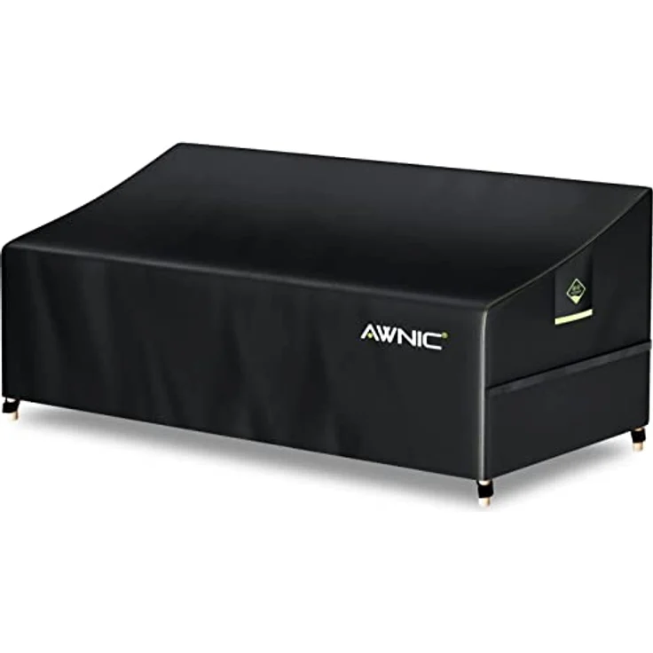 Awnic Sofa Überzug Couch Bezug Abdeckung für 3 Sitzer Wasserdicht Lounge Sofa Schutzhülle für Gartensofa Wasserdicht 420D Polyester 220 x 85 x 61/71cm – Bild 2