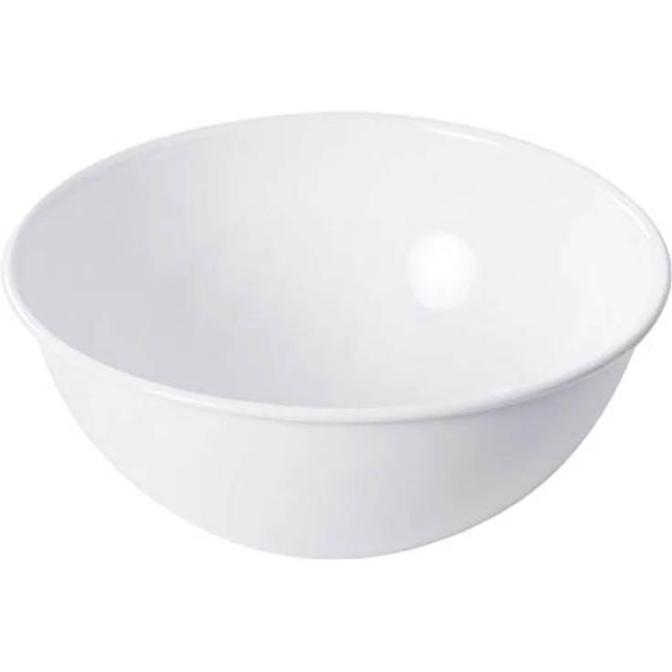 Riess Obst und Salatschüssel Emaille Weiß 30cm – Bild 2
