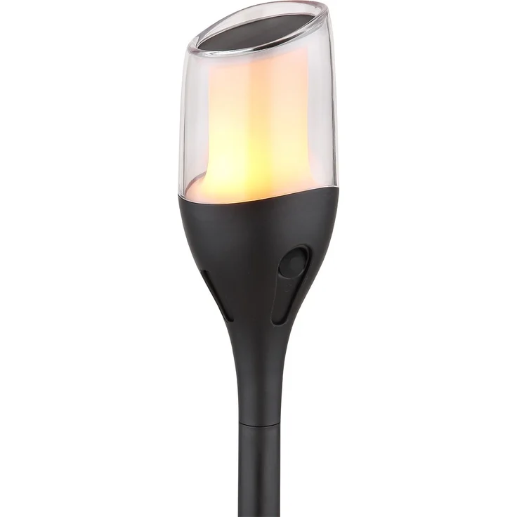 2er Set LED Solarfackeln mit Flammeneffekt, Höhe verlängerbar bis 64,5cm – Bild 7