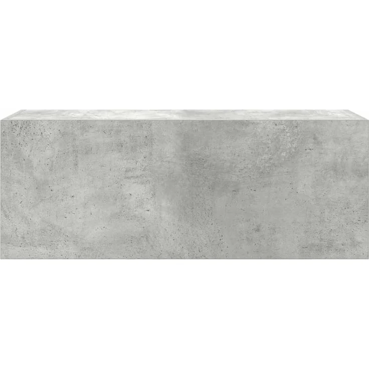 Bad-Wandschrank Betongrau 80 x 25 x 30 cm Holzwerkstoff – Bild 4