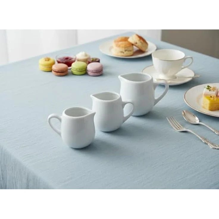 Provance Milchkännchen 3-teiliges Porzellankannen-Set, Milchkännchen-Set á 70ml pro Stück, (Set, 3-St) – Bild 7