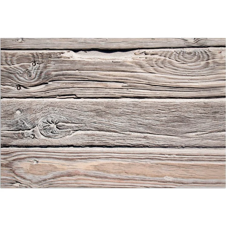 matches21 HOME & HOBBY Fußmatte Türmatte Vintage Holz Landhaus in 40x60 cm als Fussabtreter, rechteckig, Höhe: 5 mm, Rutschfester Türvorleger für innen als waschbare Schmutzfangmatte – Bild 1