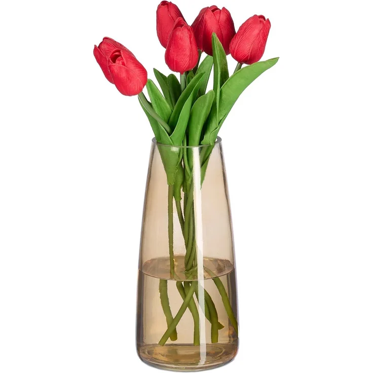 Relaxdays Vase aus Glas – Bild 1