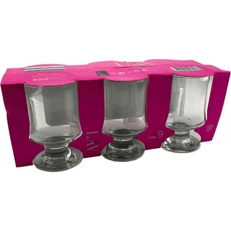 LAV ARYA 6er Gläserset – transparentes Glas, 310 ml, pflegeleicht & elegant – Bild 2