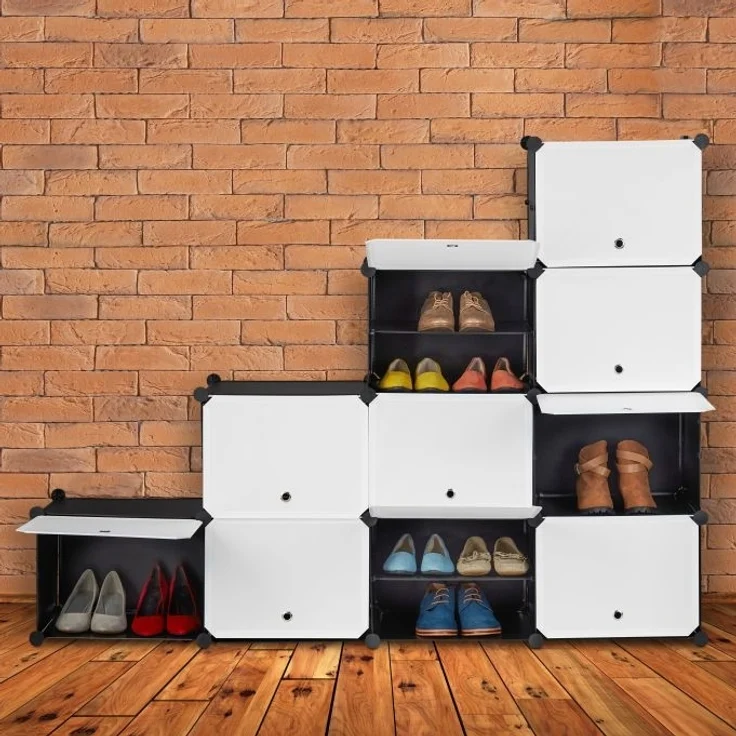 Schuhschrank Stecksystem 24 Fächer – Bild 3