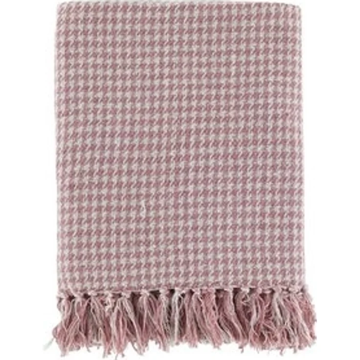 Chic Antique - Decke Plaid Kuscheldecke Muster Himbeere 155x130cm 16097407 – Bild 6