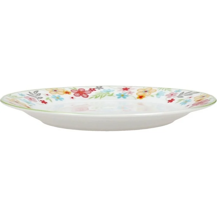 MamboCat Frühstücksteller 6er Set Variant Blümchen Kuchenteller bunte Frühstücks-Teller – Bild 3