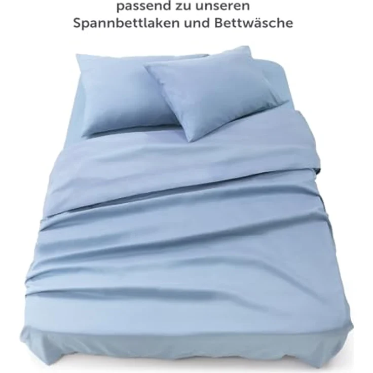 Blumtal Bettlaken Pflegeleichtes Betttuch, Oeko-TEX zertifiziert, Gummizug: ohne, aus weichem, gebürstetem Mikrofaser-Gewebe ohne Gummizug – Bild 7