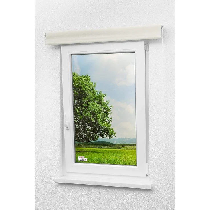 Lysel Outlet - Verdunkelungsrollo Kieselgrau, (B x H) 122.50cm x 190cm in grau/kieselgrau – Bild 5