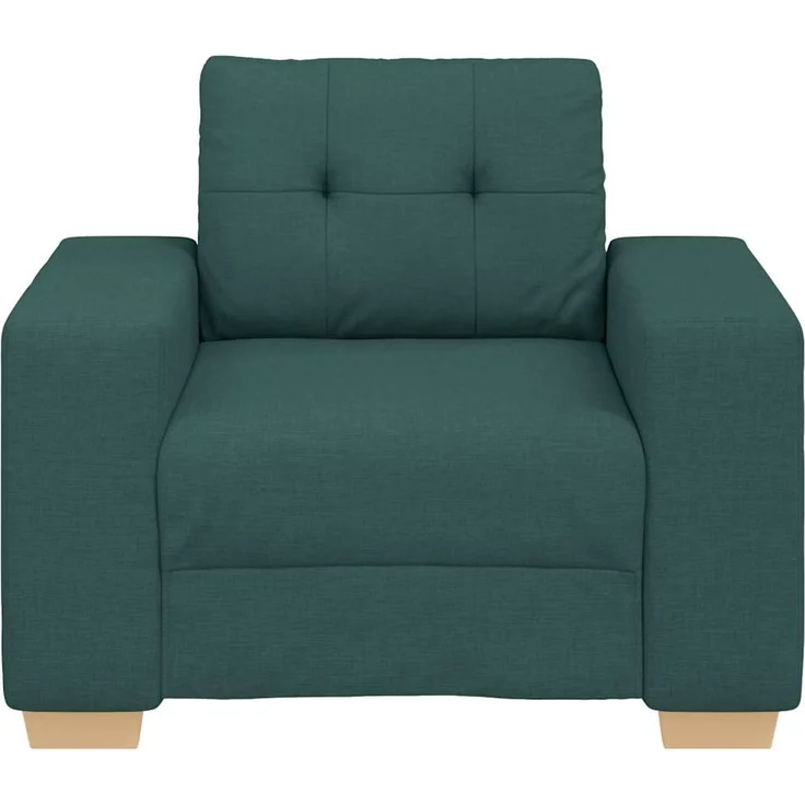 vidaXL Sofasessel Dunkelgrün 100x78x80 cm Stoff 4105063 – Bild 4