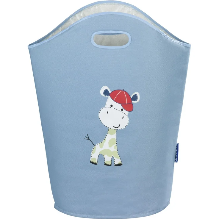 Wenko Wäschesammler Kids Gerry 24 l, blau, beige – Bild 3