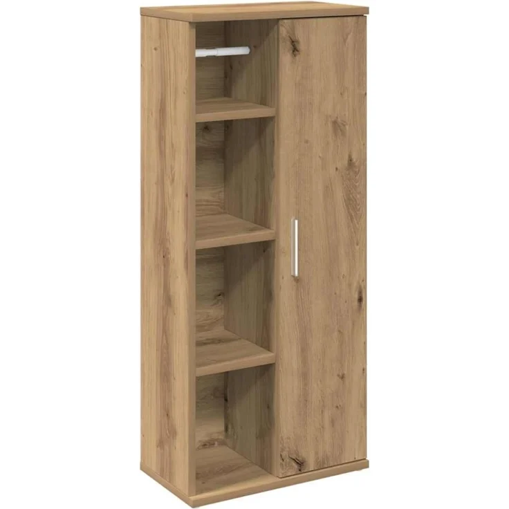 vidaXL Badezimmerschrank mit Rollenhalter Artisan-Eiche 39x22x90 cm 858532 – Bild 12