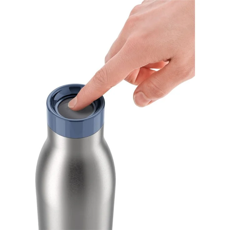 Emsa Bludrop Eco 0,7 L Isolier-Trinkflasche blau – Bild 3