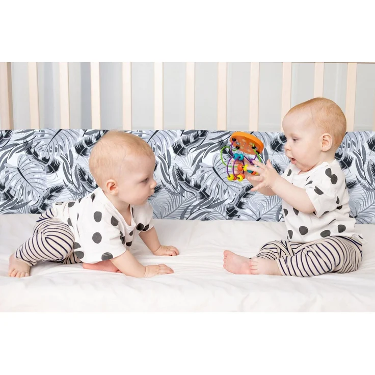 Amilian Bettnestchen Bettumrandung 360x30 cm für Babybett 120 x 60 cm geeignet (rundherum), (Nestchen, Kantenschutz), Umrandungen – Bild 3