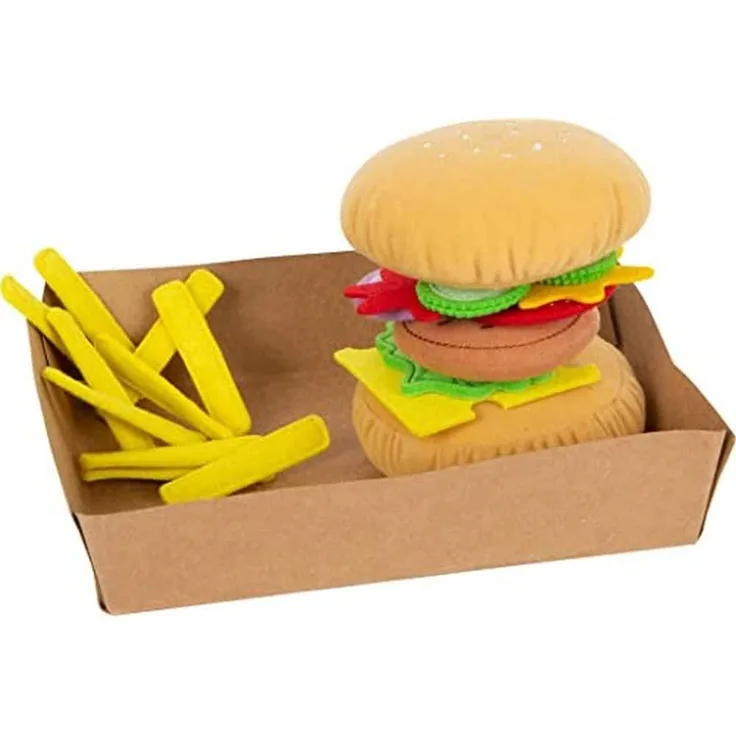 Legler Stoff-Hamburger mit Pommes, Spielzeug, ab 24 Monate, 11686