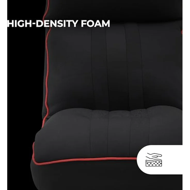 Mars Gaming MGC-Throne, Ergonomisches Gaming-Sofa, 360° Drehbare Basis, Verstellbare Rückenlehne und Kopfstütze, Hochdichter Schaumstoff, Vielseitiges Klappdesign, PC-Sofa Robuster Struktur, Rot – Bild 5
