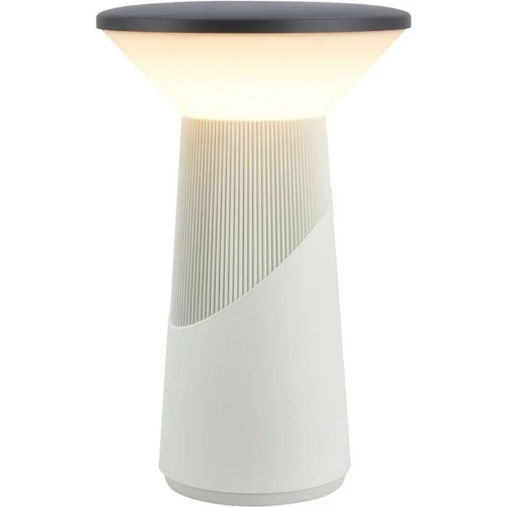 BRILONER - Pilia LED Tischlampe kabellos IP44 mit Touch, dimmbar, warmweißes Licht, Tischlampe Akku, Nachttischlampe, Leselampe, LED Lampe, German Design Award Winner 2026, 15x24 cm, Grau-Anthrazit – Bild 4
