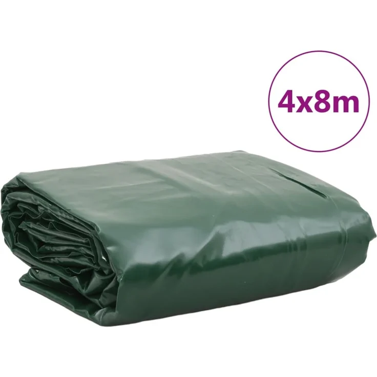 vidaXL Abdeckplane Grün 4x8 m 650 g/m² 156140 – Bild 9