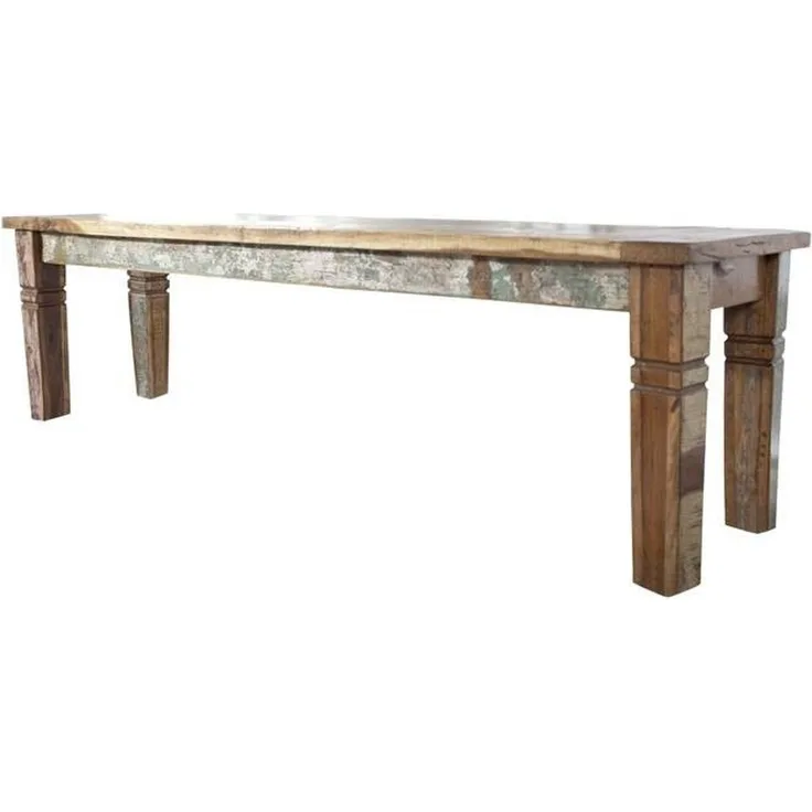 Bank Altholz 140x40x45 mehrfarbig lackiert NATURE OF SPIRIT #34