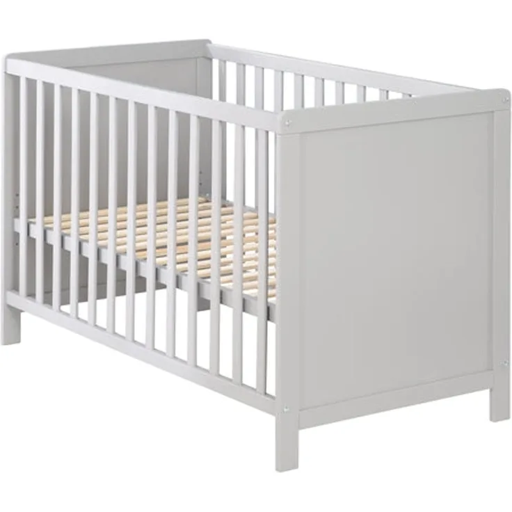 roba Kinderzimmerset 'Hamburg' 2-teilig - Bett 60 x 120 - Wickelkommode 2-türig - Taupe