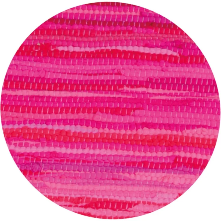 Flickenteppich handgewebter Teppich aus Baumwolle, stylischer und strapazierfähiger Fleckerlteppich in vielen verschiedenen modischen Ausführungen erhältlich (120 x 180cm / pink - rosa) – Bild 7