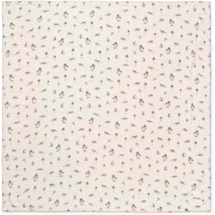 Elodie Details Musselin Decke Baby Pucktuch Bambus Baumwolle Oeko-Tex 80x80cm weich atmungsaktiv Neugeborene Wickeltuch Babydecke Stilldecke Swaddle Unisex Mädchen Jungen, Garden Leo's Resort – Bild 3