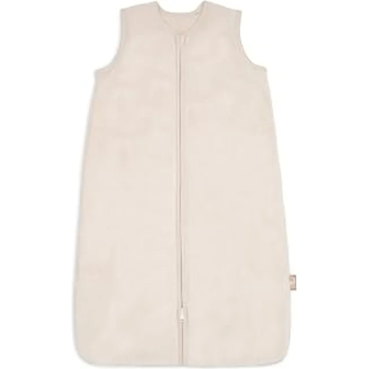 Jollein Baby Schlafsack Ärmellos Samt - Oatmeal - – Bild 1