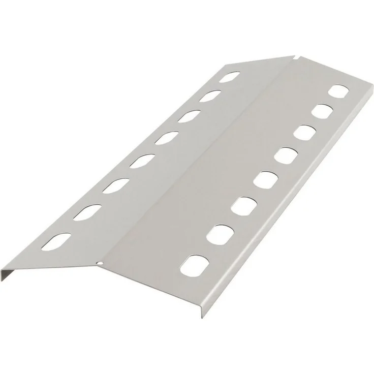 BBQ-Toro Grillrost Edelstahl Flammenverteiler für Gasgrill, 43,5x15 cm, Flammenblech – Bild 1