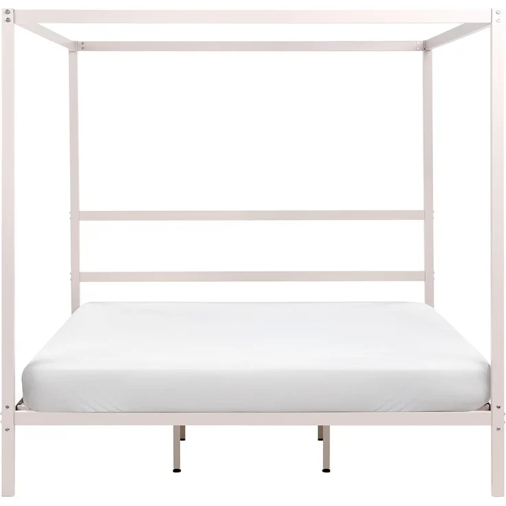 Himmelbett Metall LESTARDS 180 x 200 cm Hellbeige – Bild 5