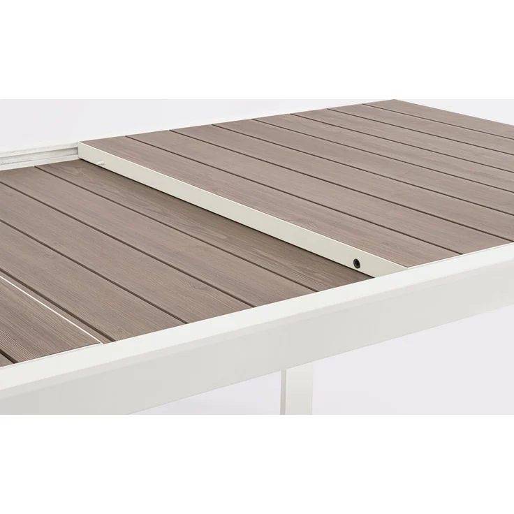 Gartenesstisch Ramel Ausziehbar - Aluminium Off-White, 160-240 x 100 cm – Bild 5
