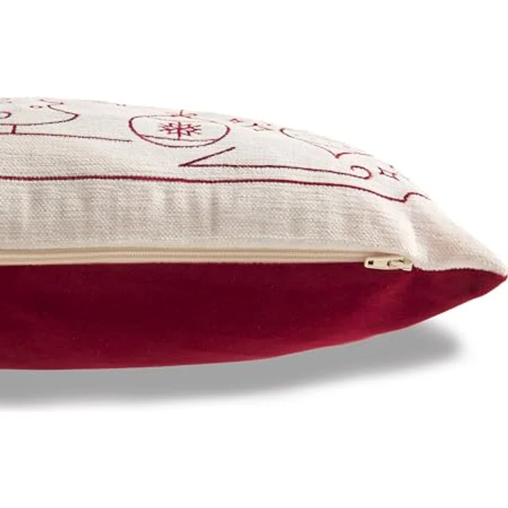 TOM TAILOR HOME Dekokissen Christmas, bestickt – Bild 4