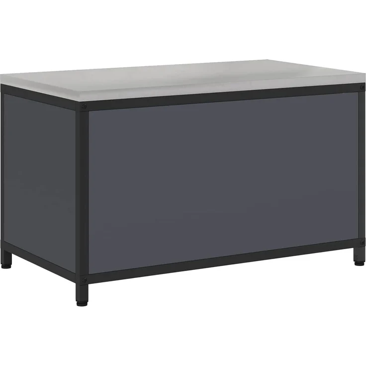 vidaXL Küchenaufbewahrung mit Regal Anthrazit 60 x 50 x 92 cm Stahl 874998 – Bild 8